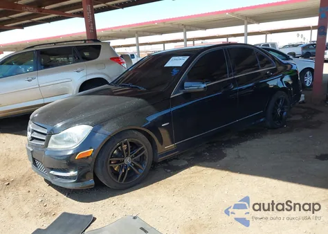 2012 Mercedes-Benz C 250 Luxury/Sport from USA, damaged, VIN WDDGF4HB6CR216533